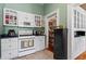 Stylish kitchen with stainless steel appliances and ample cabinet space at 210 Evans Dr, Decatur, GA 30030