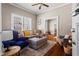 Inviting living room with hardwood floors, neutral colors, and comfortable seating at 210 Evans Dr, Decatur, GA 30030