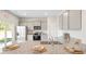 Kitchen features granite counters, stainless steel appliances and fixtures, and modern cabinetry at 5449 Baybrook Cir, South Fulton, GA 30349