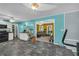 Open living space showcasing the kitchen, dining area, and living room, perfect for entertaining at 676 Smith Store Rd, Covington, GA 30016