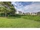 Spacious backyard features lush greenery and potential for outdoor activities at 128 Evergreen Trl # 4, Cartersville, GA 30121