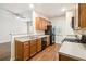 Bright kitchen offers stainless steel appliances and ample counter space at 3335 Thornbridge Dr, Powder Springs, GA 30127