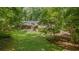 Expansive backyard with mature trees, offering plenty of room for outdoor activities and gatherings at 5632 Stillwater Ct, Stone Mountain, GA 30087