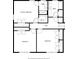 Detailed floor plan showcasing the layout of the primary bedroom, bathrooms, and additional bedrooms at 5632 Stillwater Ct, Stone Mountain, GA 30087