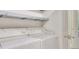 Laundry room with modern washer and dryer at 700 Park Regency Ne Pl # 805, Atlanta, GA 30326