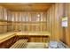 Inviting wooden sauna with benches and heat source for a relaxing experience at 700 Park Regency Ne Pl # 805, Atlanta, GA 30326