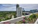 Sweeping landscape views from a rooftop with colorful flower boxes in this condo complex at 700 Park Regency Ne Pl # 805, Atlanta, GA 30326