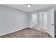 Bedroom view leading to bathroom with modern fixtures and clean design at 2169 Wingfoot Pl, Decatur, GA 30035