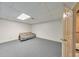 Finished basement with carpet at 405 W Leslie Ct, Woodstock, GA 30188
