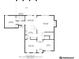 Layout of the house's main level shows a large kitchen, living room, office, and dining room at 456 Rockford Sw Pass, Marietta, GA 30064