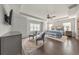 Spacious main bedroom suite with tray ceilings, lots of light, and seating area at 456 Rockford Sw Pass, Marietta, GA 30064