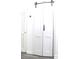Modern white barn door in a hallway setting at 2870 Pharr Court South Nw # 2507, Atlanta, GA 30305