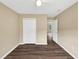 Comfortable bedroom featuring new flooring and a spacious closet at 4701 Flat Shoals Road Rd # 37H, Union City, GA 30291