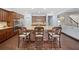 Kitchen with stainless steel appliances, granite countertops, island with seating and hardwood floors at 508 Highland Drive Dr, Woodstock, GA 30188