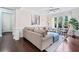 Cozy living room with hardwood floors, comfortable seating, and a serene ambiance at 508 Highland Drive Dr, Woodstock, GA 30188