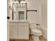Bathroom features a vanity with drawers and a shower/tub combo at 2803 Snapfinger Manor Mnr, Decatur, GA 30035