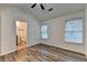 Vaulted bedroom features wood-style floors, bright windows, with a bathroom view at 2803 Snapfinger Manor Mnr, Decatur, GA 30035