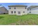 The home features a neatly mowed lawn and vinyl siding at 7196 Toccoa Circle, Union City, GA 30291