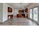 Beautiful kitchen features stainless steel appliances and ample cabinet space at 7196 Toccoa Circle, Union City, GA 30291