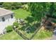 Well-maintained backyard with play set, fire pit, swing, patio, mature trees, and privacy fence at 3420 Pleasant Springs Dr, Cumming, GA 30028