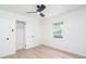 Cozy bedroom with closet, door, and one window at 2935 Catalina Dr, Decatur, GA 30032