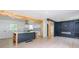 Open floor plan with white walls, an eat-in kitchen, and custom built-ins at 2935 Catalina Dr, Decatur, GA 30032