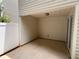 Covered patio with privacy fencing at 5345 Mountain Top Pl, Cumming, GA 30041