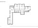 Second floor plan illustrating the bedroom and office layout at 8900 River Trace Dr, Johns Creek, GA 30097