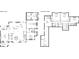 A detailed floor plan showcasing the layout of both the main and second floors of the home at 8900 River Trace Dr, Johns Creek, GA 30097