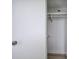 White closet featuring shelving and hanging bar at 12208 Buchanan Hwy, Temple, GA 30179