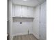 Laundry room with storage cabinets, utility sink, and washer/dryer hookups at 12208 Buchanan Hwy, Temple, GA 30179