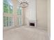 Expansive living room with fireplace and soaring ceilings at 740 Orchard Ct, Atlanta, GA 30328