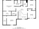 Second floor plan showcasing bedrooms, bathrooms, walk in closets, and laundry for easy living at 1615 Burnt Oak Way, Dacula, GA 30019