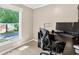 Bright home office with a work station by the window at 4619 Villa Chase Ne Dr, Marietta, GA 30068