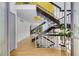 Bright entryway with high ceilings and open staircase creates a grand entrance at 570 Matterhorn Way, Alpharetta, GA 30022
