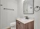Well-lit bathroom with modern fixtures and white marble countertop at 1733 Hollyhock Ter, Decatur, GA 30032