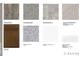 Selection of interior finishes including flooring, cabinetry, countertops, and backsplash at 206 Maycrest Path, Tucker, GA 30084