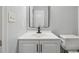 Modern bathroom with vanity and updated fixtures at 3530 Boulder Cir, Ellenwood, GA 30294