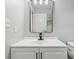 Bathroom featuring granite countertop on vanity and modern fixtures at 3530 Boulder Cir, Ellenwood, GA 30294