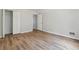 Bright bedroom with hardwood floors and a spacious closet at 3530 Boulder Cir, Ellenwood, GA 30294