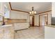 View of kitchen showing sink, counter, cabinets, and tile flooring at 4259 Arbor Club Dr, Marietta, GA 30066