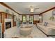 Spacious living room boasts a fireplace and cozy seating at 4259 Arbor Club Dr, Marietta, GA 30066