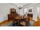 Charming dining room with hardwood floors and ample space for entertaining at 2988 Rivergreen Se Ln, Atlanta, GA 30339