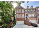 Charming brick townhome featuring a two-car garage and landscaped front yard at 3351 Cumberland Club Dr # 17, Atlanta, GA 30339