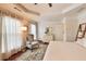 Bright main bedroom with tray ceilings, neutral walls, and a decorative area rug at 3351 Cumberland Club Dr # 17, Atlanta, GA 30339