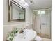 Bathroom with large vanity and walk-in shower at 4140 Candler Lake West Ne, Atlanta, GA 30319