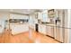 Modern kitchen with stainless steel appliances, granite counters, and ample white cabinetry for storage at 4140 Candler Lake West Ne, Atlanta, GA 30319