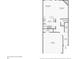Floorplan of the home's first floor including living room, dining room, and kitchen at 718 Surrey Park Se Pl, Smyrna, GA 30082