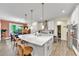 Open-concept kitchen with a large island, stainless steel appliances, and modern cabinetry at , Kennesaw, GA 30152