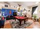 Bright game room with pool table, decor, and colorful walls at 10044 Cormac St, Jonesboro, GA 30238